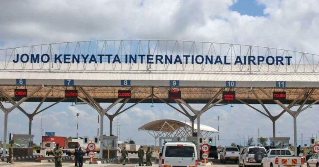 The suspect was arrested at the Jomo Kenyatta International Airport (JKIA). Photo: Courtesy