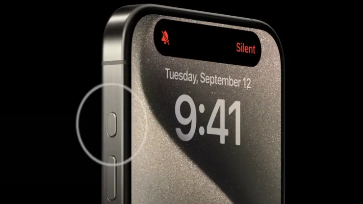 Th new silent key can initiate various actions. Source Apple
