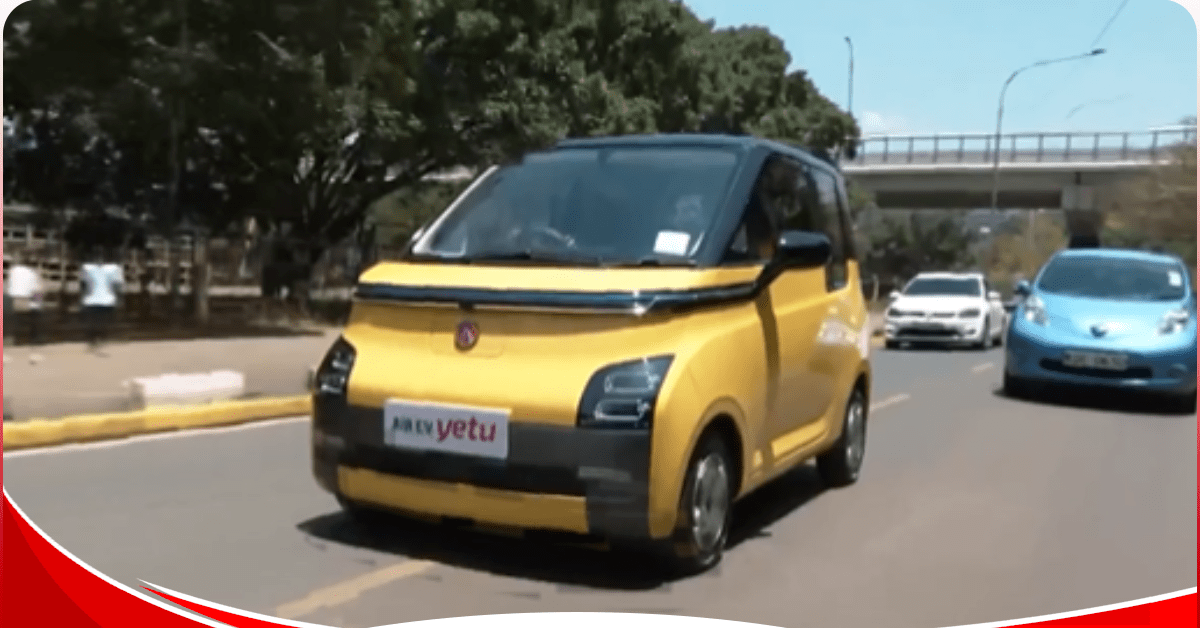 Photos: President Ruto drives himself to KICC in an electric car - Cape ...